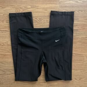 Nike Womens Track Pant Size S Straight Leg Dri Fit Athletic Be Bold Training